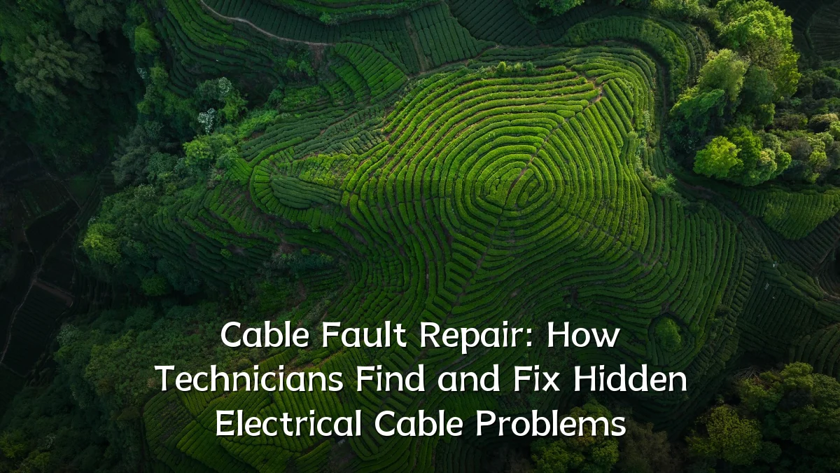 Cable Fault Repair: How Technicians Find and Fix Hidden Electrical Cable Problems