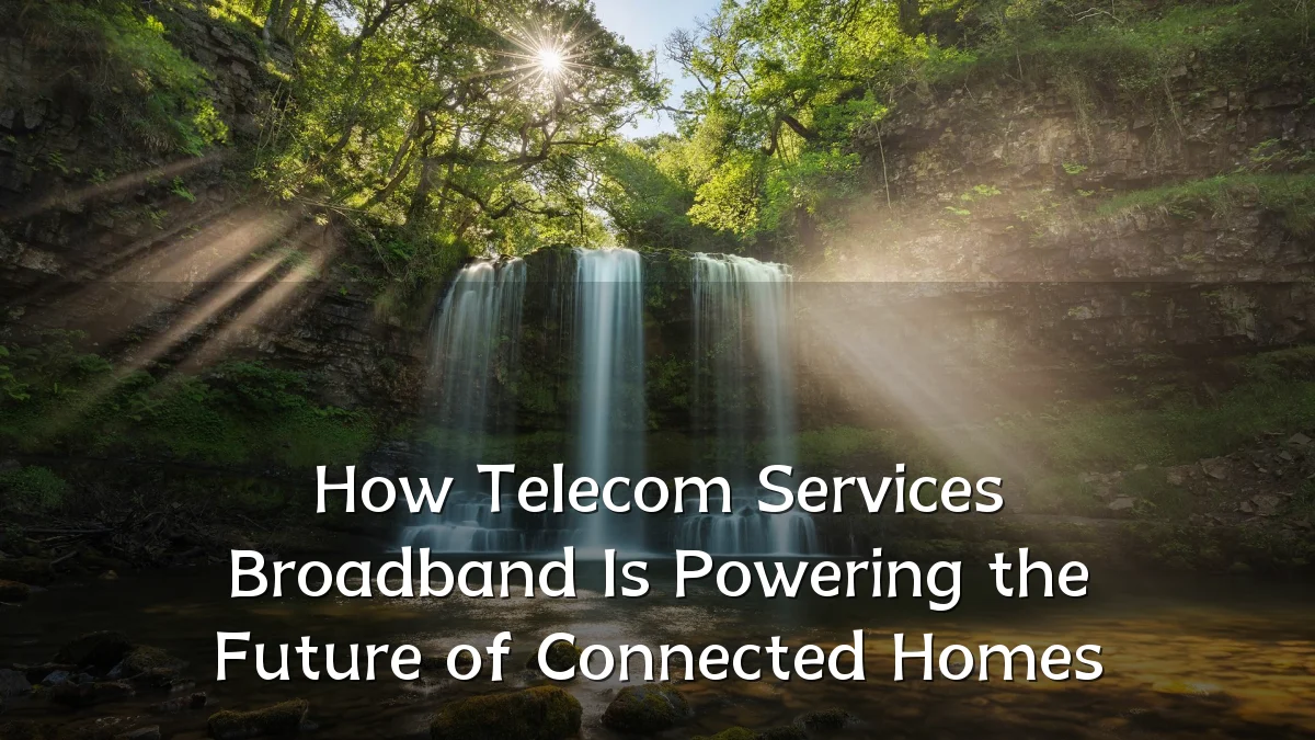 How Telecom Services Broadband Is Powering the Future of Connected Homes
