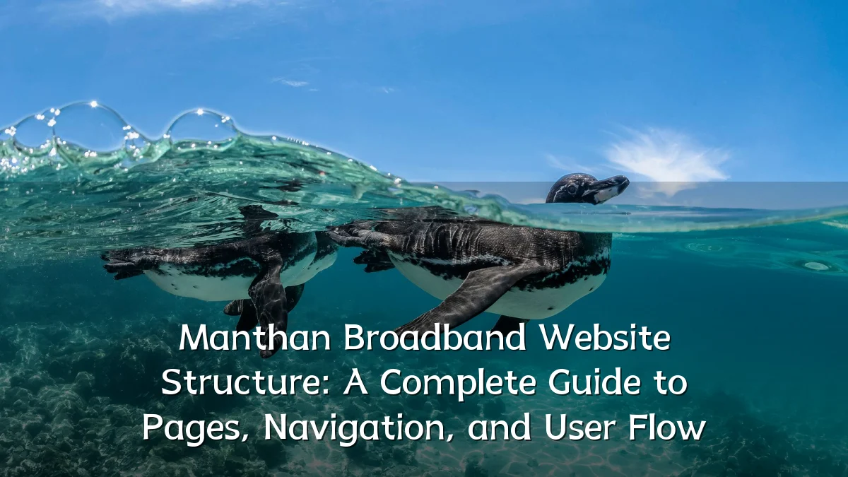Manthan Broadband Website Structure: A Complete Guide to Pages, Navigation, and User Flow