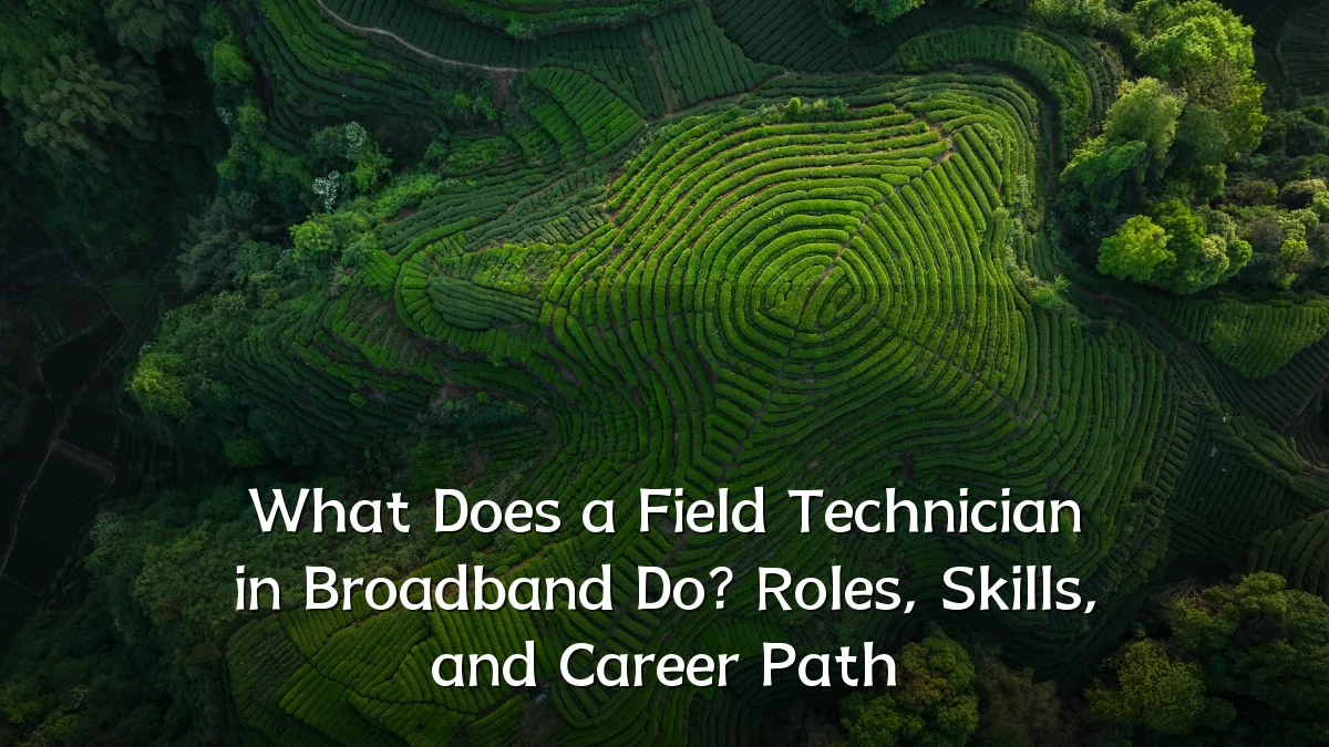 What Does a Field Technician in Broadband Do? Roles, Skills, and Career Path